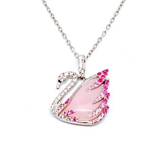 Sterling silver Swan necklace